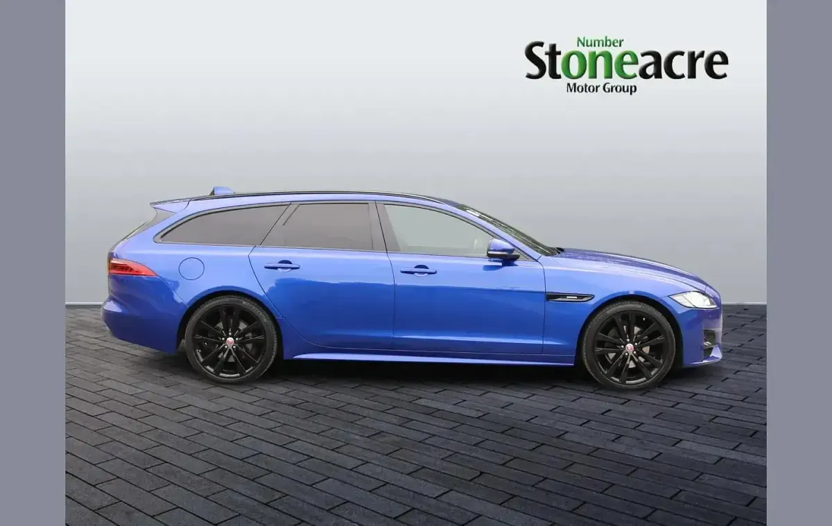 Used Jaguar XF R-Sport 177 HP (130 kW) 2019 Blue Estate