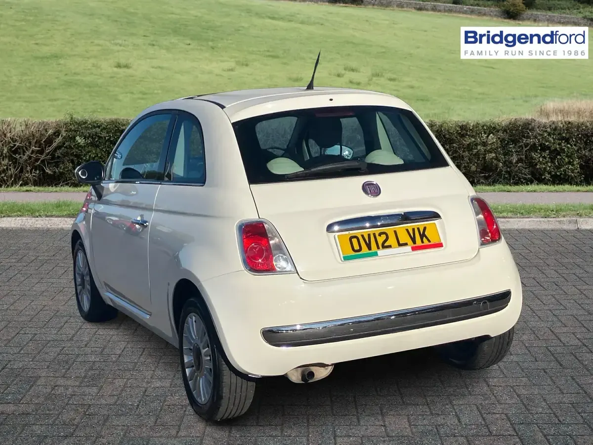 Used Fiat 500 Lounge 69 HP (50 kW) 2012 White Hatchback