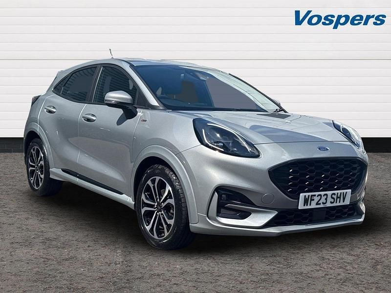 Silver Used 2023 Ford Puma ST-Line SUV | £15,900 (Fair price) - Image 1/3