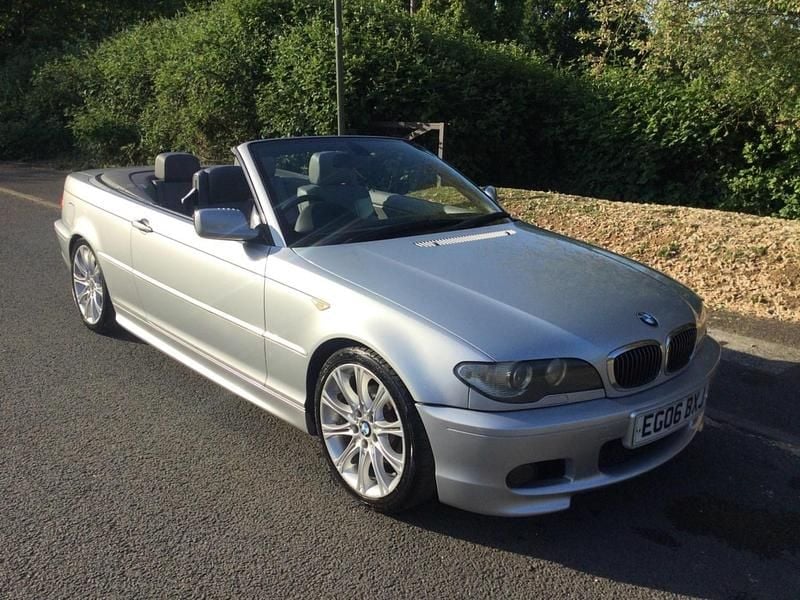 Silver Used 2006 BMW 320 Cabriolet M Sport Cabriolet | £4,500 (Fair price) - Image 1/4