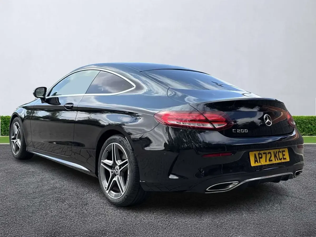 Used Mercedes C200 AMG line 2023 Black Coupe