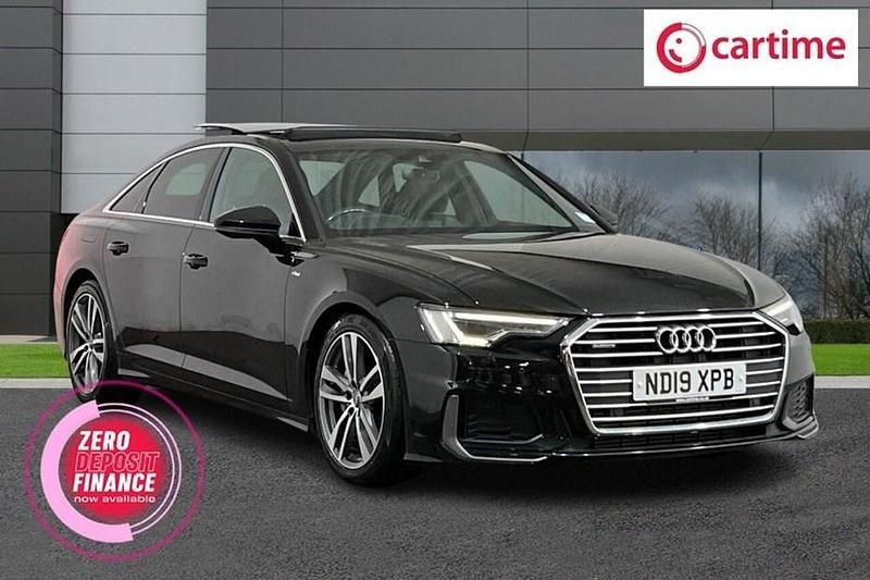 Black Used 2019 Audi A6 S-Line Sedan | £20,599 (Fair price) - Image 1/1