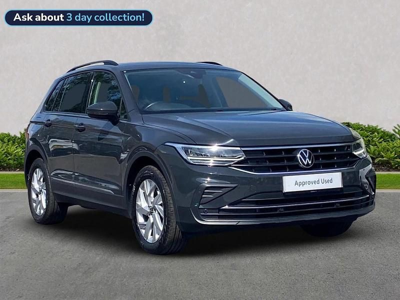 Grey Used 2022 VW Tiguan Life SUV | £20,199 (Good price) - Image 1/4