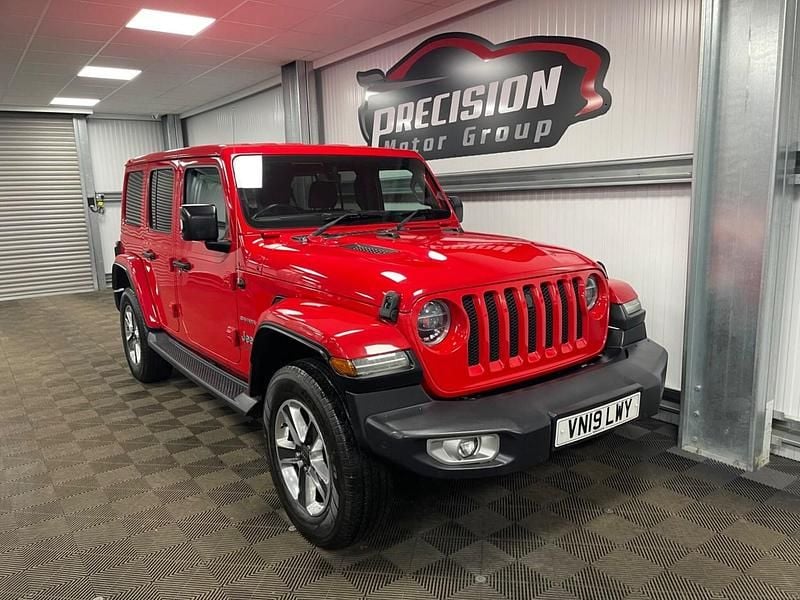 Used Jeep Wrangler Sahara 2019 Red SUV