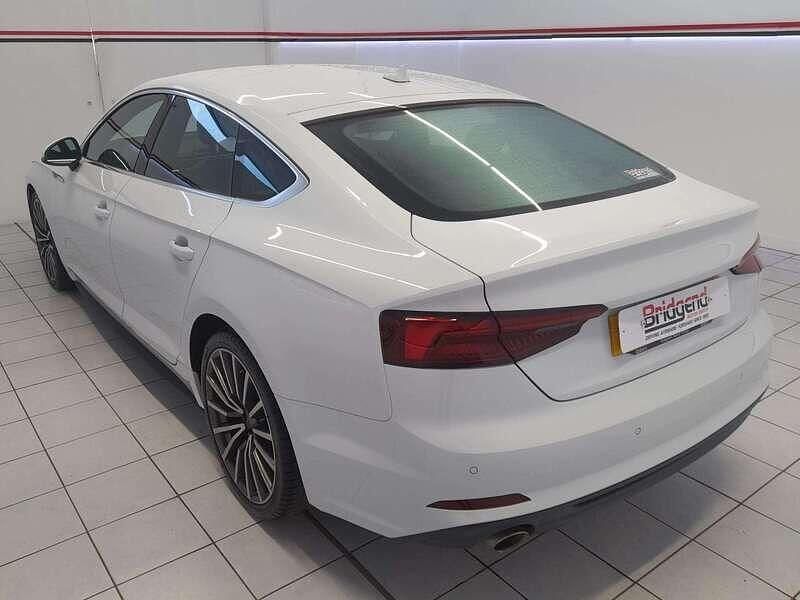 Used Audi A5 Sportback S-Line 2019 White Hatchback
