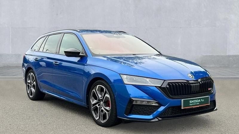 Blue Used 2023 Skoda Octavia vRS Estate | £29,590 (Expensive) - Image 1/4
