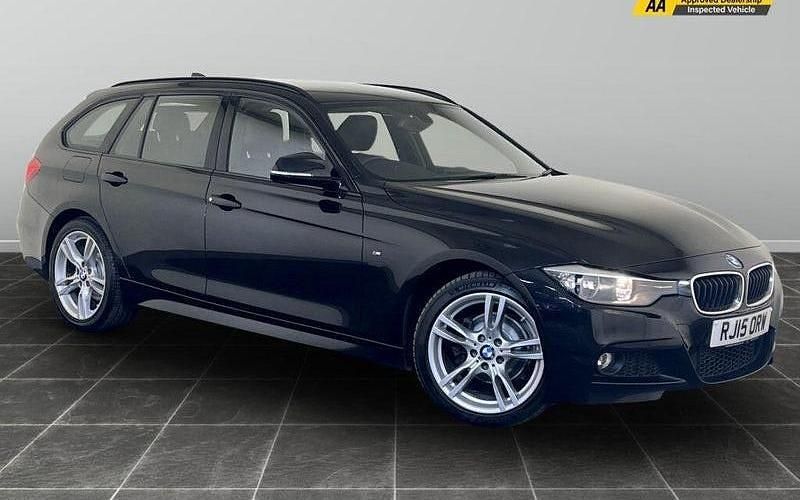Black Used 2015 BMW 320 M Sport Estate | £9,795 (Fair price) - Image 1/2
