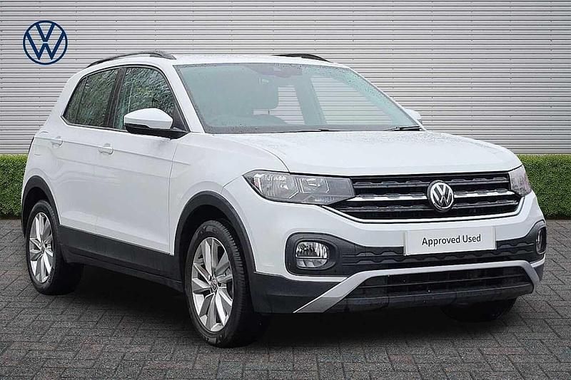 Used VW T-Cross SE 115 HP (84 kW) 2020 White SUV