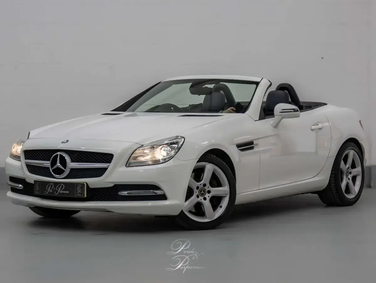 Begagnad Mercedes SLK250 2014 Vit Cab