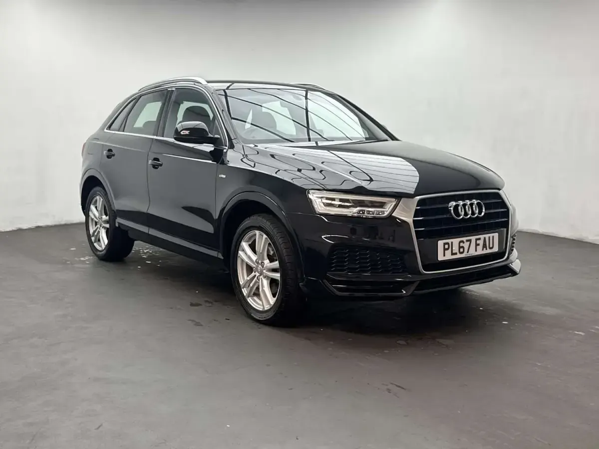 Used Audi Q3 S-Line 150 HP (110 kW) 2018 Black SUV
