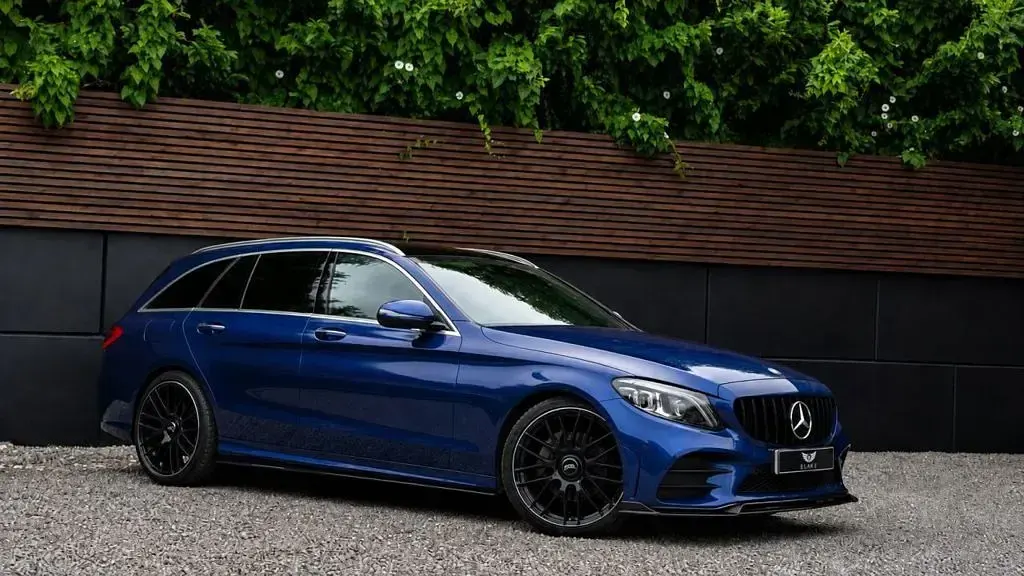 Used Mercedes C220 AMG Line Premium Plus 2019 Blue Estate
