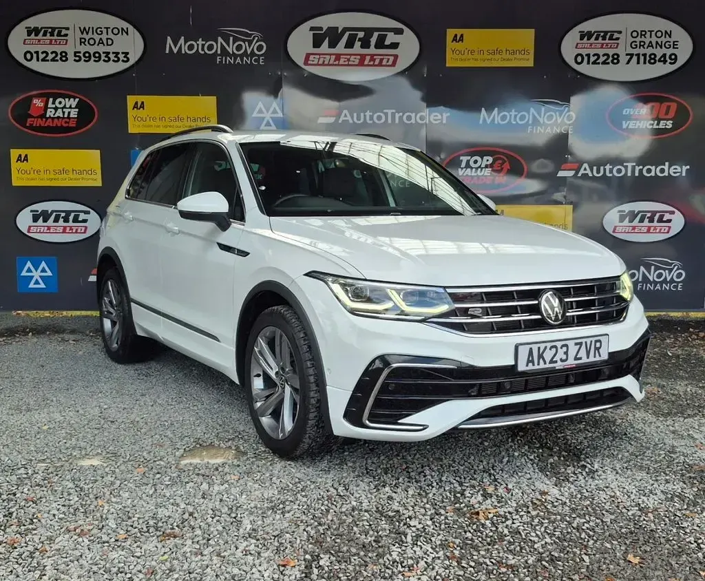 Used VW Tiguan R-line Edition 150 HP (110 kW) 2023 White SUV