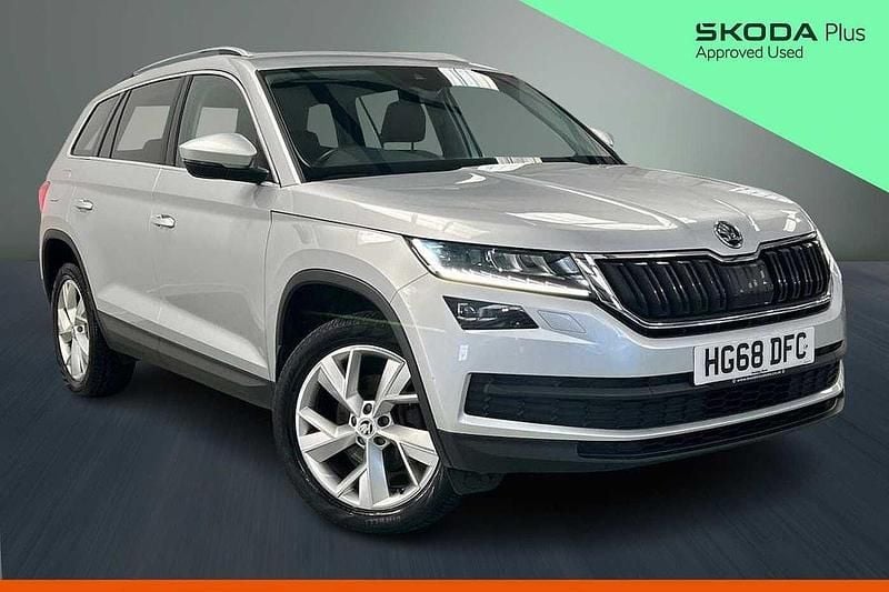 Used Skoda Kodiaq 110 HP (80 kW) 2018 Brilliant silver metallic SUV