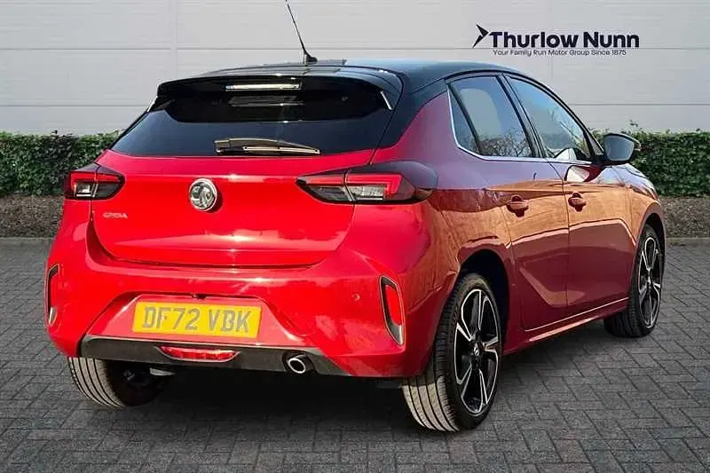 Used Vauxhall Corsa Ultimate 100 HP (73 kW) 2023 Crimson red metallic Hatchback