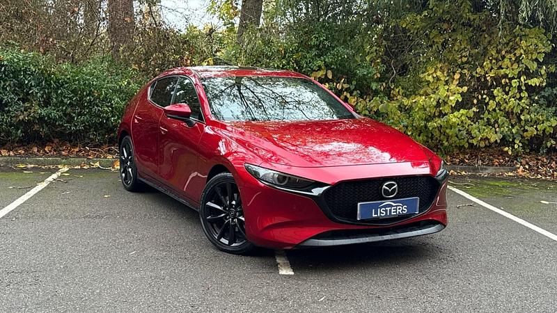 Red Used 2022 Mazda 3 Edition Hatchback | £15,950 (Fair price) - Image 1/4