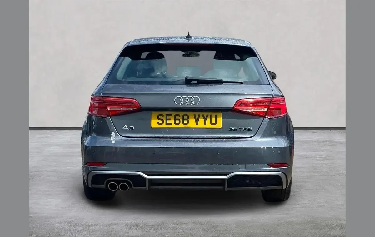Used Audi A3 S-Line 150 HP (110 kW) 2019 Grey Sedan