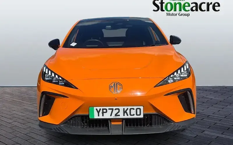 Used MG MG4 EV Trophy 150 kW (204 HP) 2024 Orange Hatchback