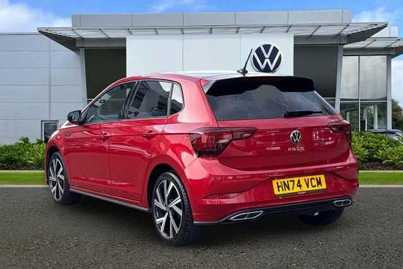 Used VW Polo R-line 95 HP (69 kW) 2024 Red Hatchback