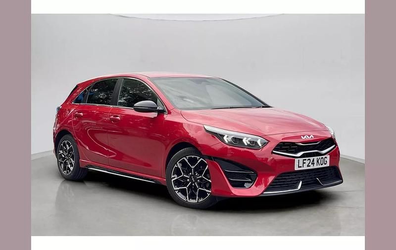 Red Used 2024 Kia Ceed GT-Line Hatchback | £20,894 (A bit pricey) - Image 1/4