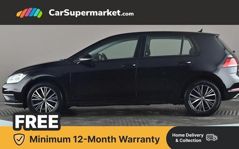 Used VW Golf VII SE 110 HP (80 kW) 2018 Black Hatchback