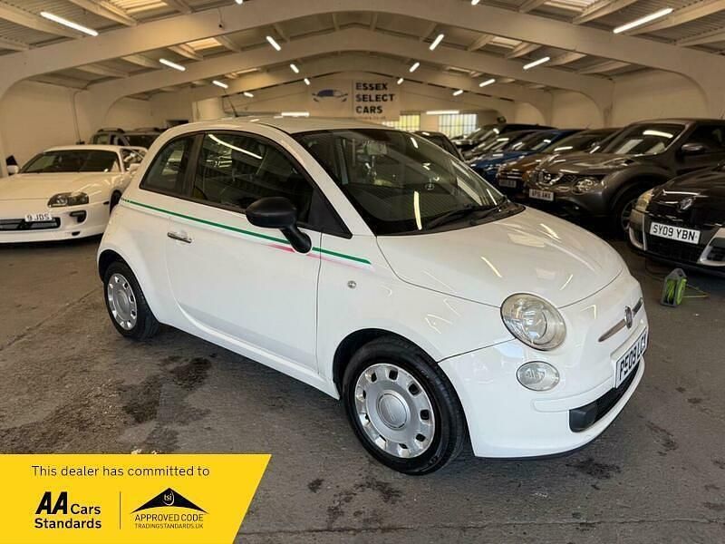 Used Fiat 500 Pop 69 HP (50 kW) 2009 White Cabriolet