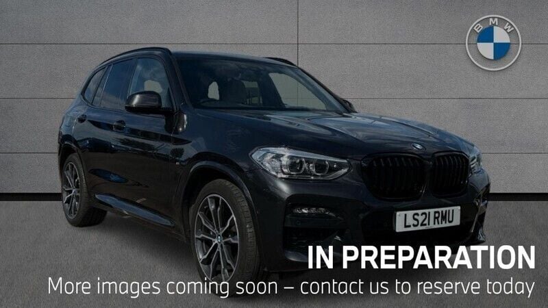 Grey Used 2021 BMW X3 M Sport SUV | £31,484 (Good price) - Image 1/4