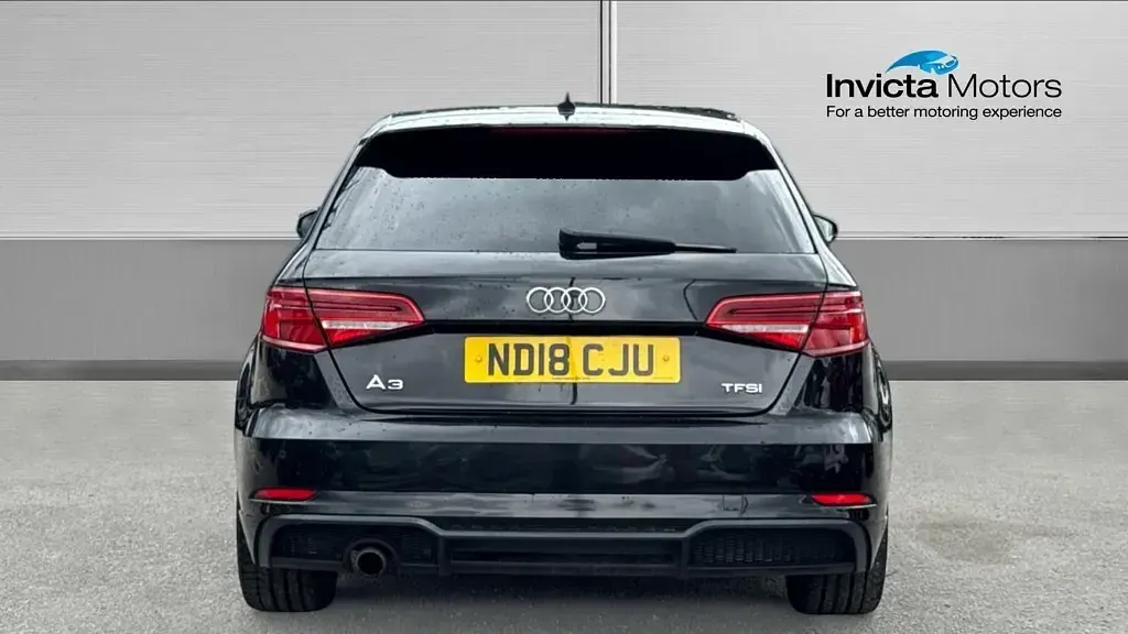 Used Audi A3 Black Edition 2018 Black Sedan