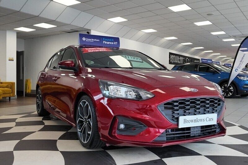 Red Used 2019 Ford Focus ST-Line X Hatchback | £11,995 (A bit pricey) - Image 1/1