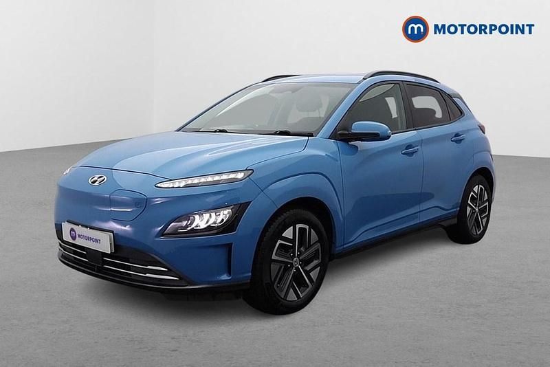 Used Hyundai Kona Premium 100 kW (136 HP) 2021 Blue SUV
