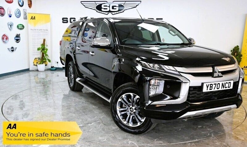 Black Used 2020 Mitsubishi L200 Pickup | £22,794 (Expensive) - Image 1/4
