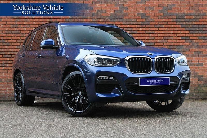 Blue Used 2018 BMW X3 M Sport SUV | £18,489 (Fair price) - Image 1/4