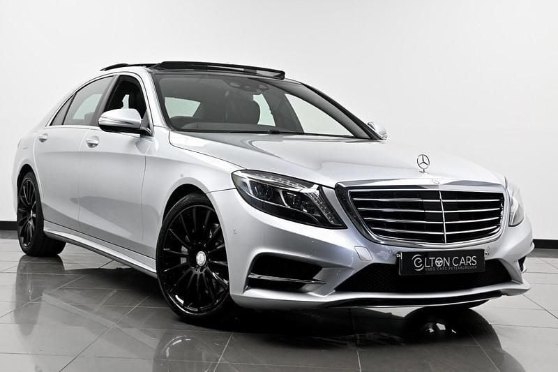 Silver Used 2015 Mercedes S350L AMG line Sedan | £19,990 (Expensive) - Image 1/4