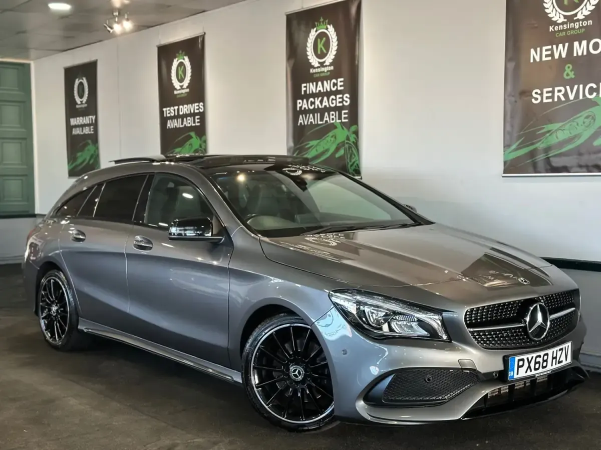 Usado Mercedes CLA220 AMG line 2018 Cinzento Sedan