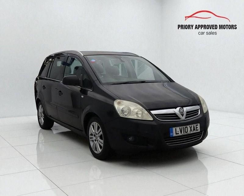 Black Used 2010 Vauxhall Zafira Design Edition MPV | £2,499 (Good price) - Image 1/4