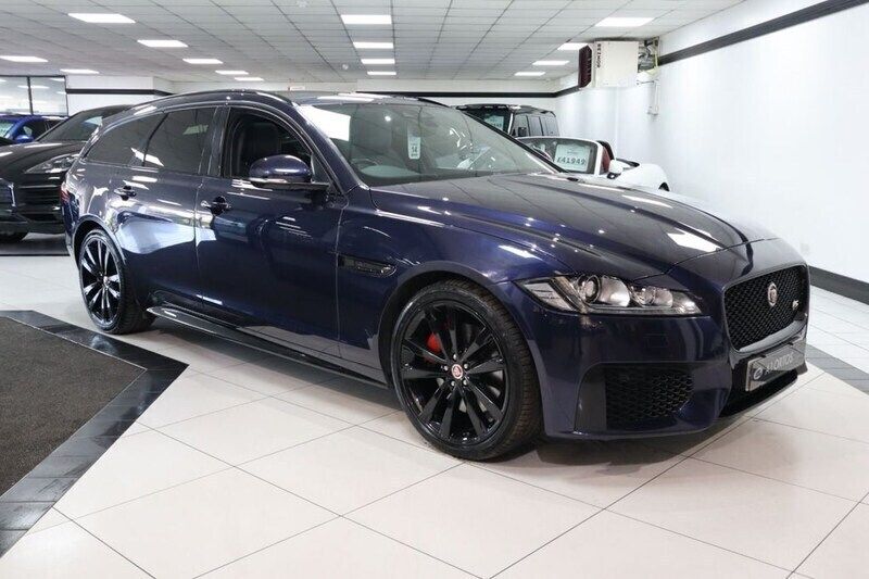 Blue Used 2018 Jaguar XF Sportbrake S Estate | £22,949 (Fair price) - Image 1/4