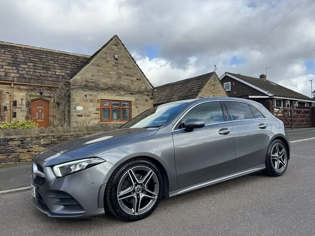 Used Mercedes A200 AMG Line Premium 150 HP (110 kW) 2019 Grey Hatchback