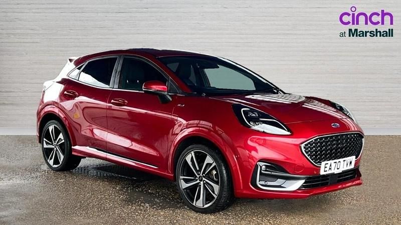Red Used 2020 Ford Puma ST-Line Hatchback | £16,095 (Fair price) - Image 1/4