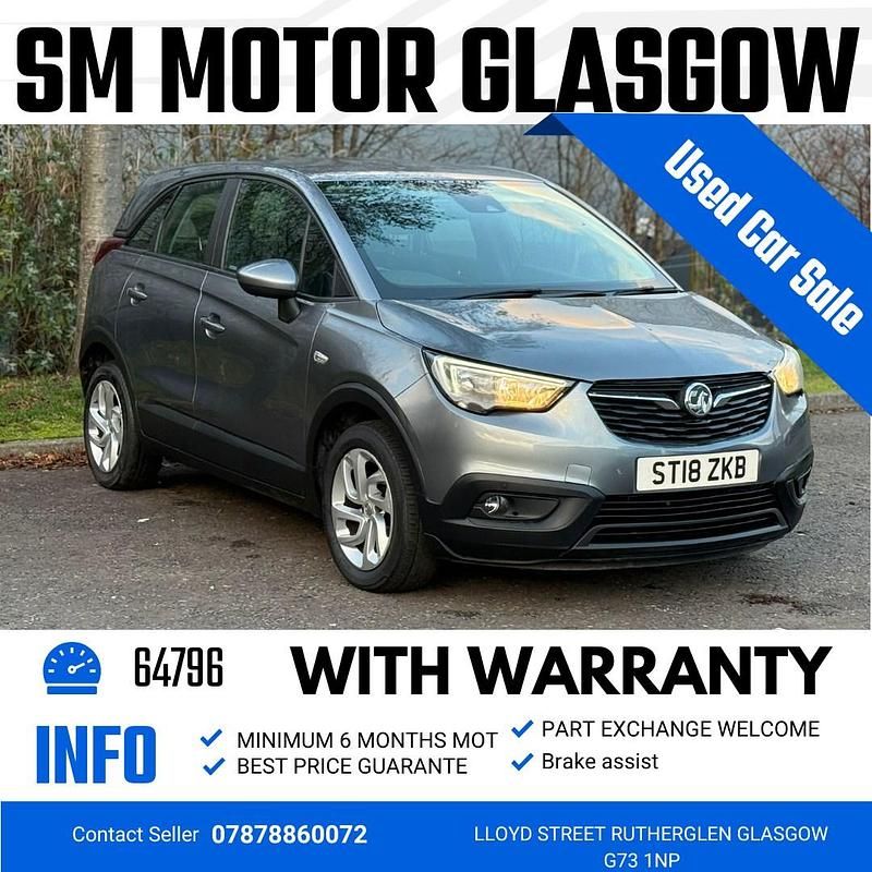 Grey Used 2018 Vauxhall Crossland X SUV | £4,997 (Super price) - Image 1/4