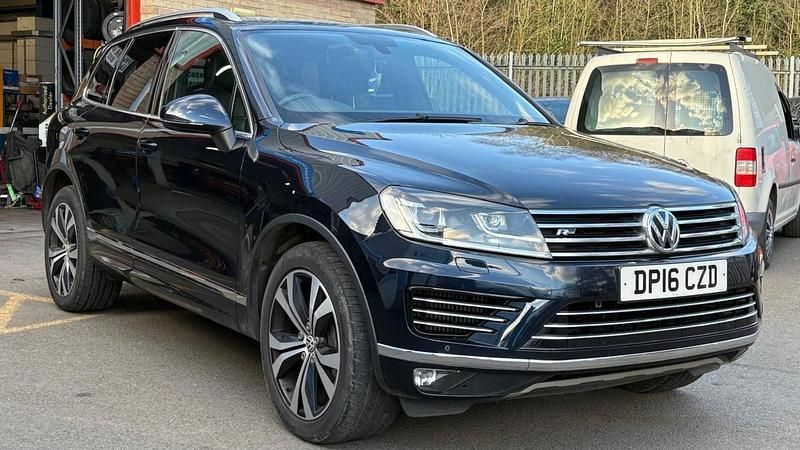 Used VW Touareg R-line 2016 Blue SUV