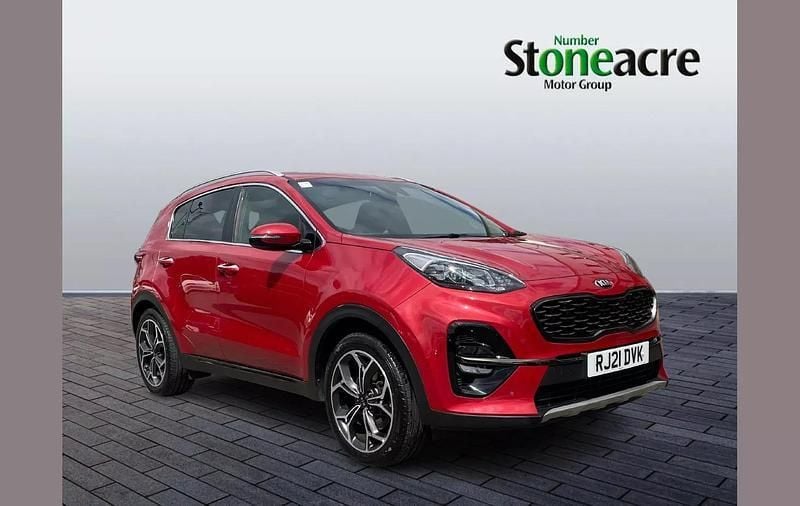 Red Used 2021 Kia Sportage 4 SUV | £15,495 (Super price) - Image 1/4