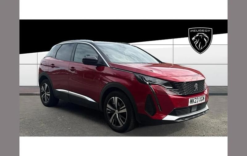 Red Used 2023 Peugeot 3008 Allure+ SUV | £17,774 (Fair price) - Image 1/4