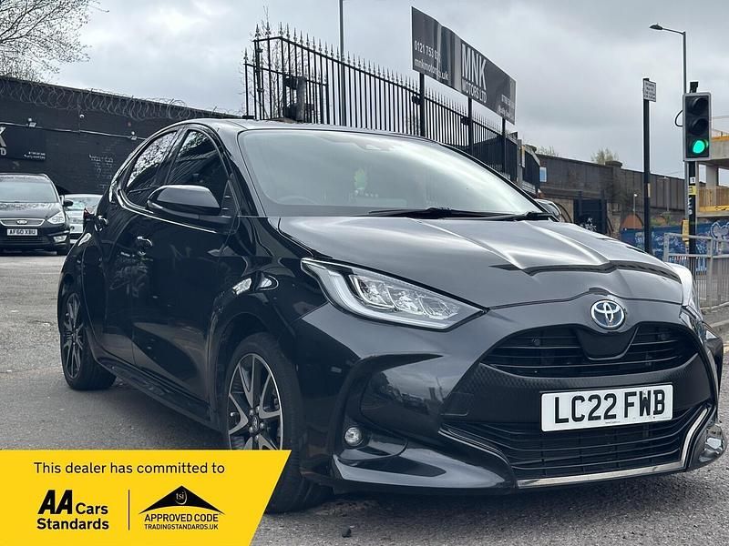 Used Toyota Yaris Hybrid 2022 Black Hatchback