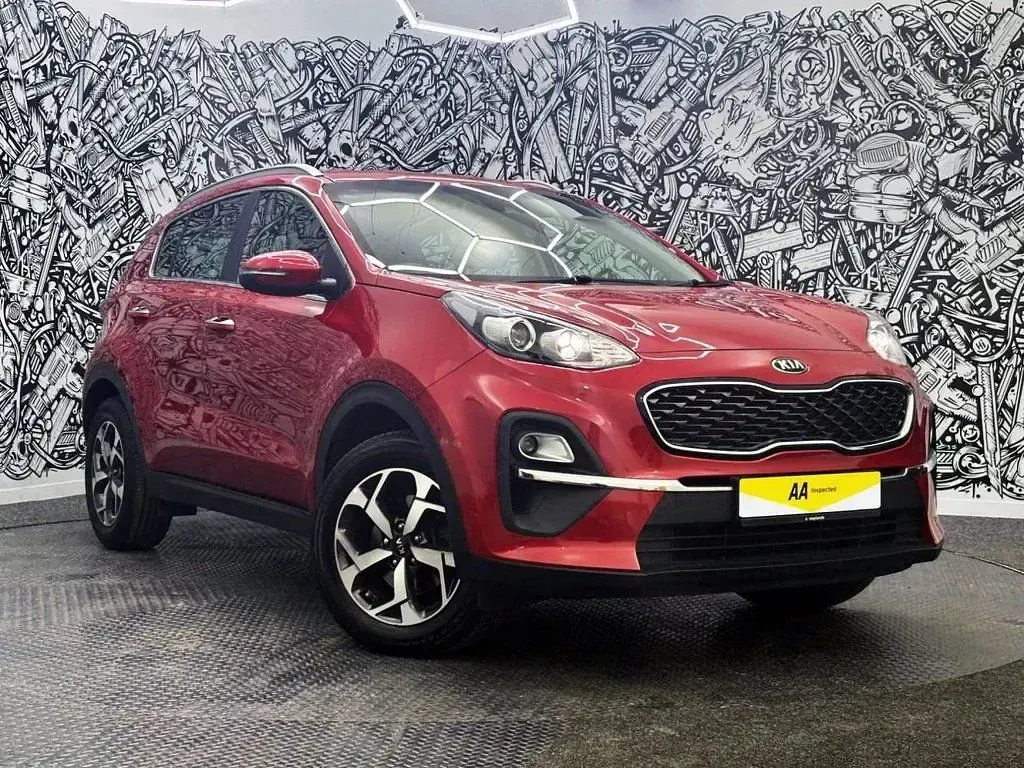 Used Kia Sportage 130 HP (95 kW) 2021 Red SUV