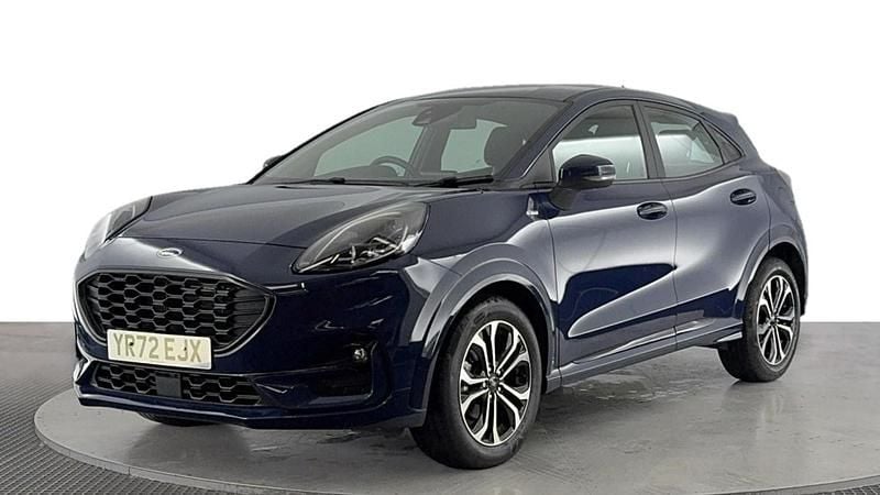 Blue Used 2022 Ford Puma Gen-E ST-Line SUV | £14,320 (Good price) - Image 1/4