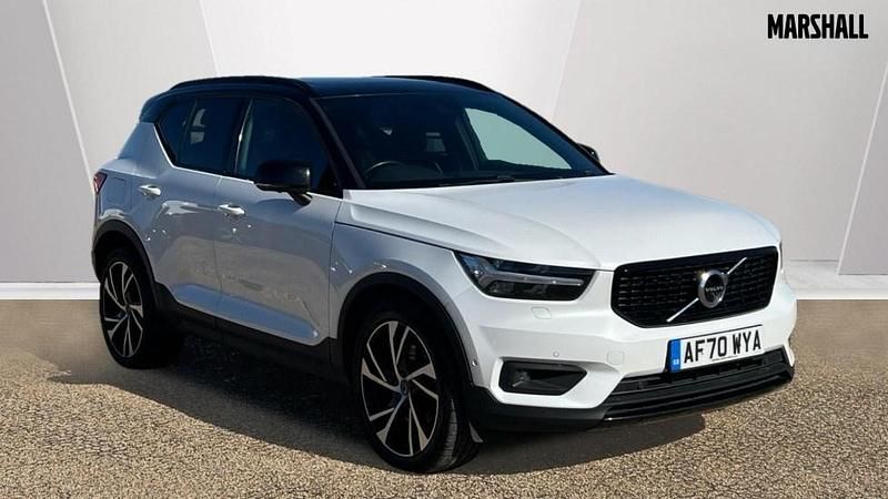 White Used 2020 Volvo XC40 R-Design Pro SUV | £17,864 (Fair price) - Image 1/4