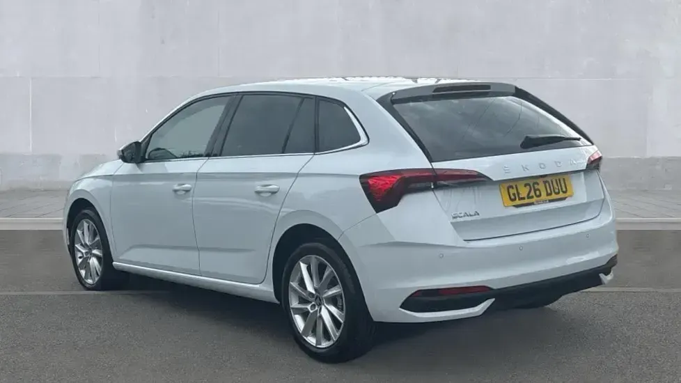 Used Skoda Scala SE L 116 HP (85 kW) 2026 Moon white metallic Hatchback
