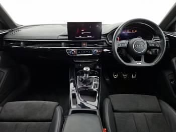 Used Audi A4 Black Edition 150 HP (110 kW) 2019 White Sedan