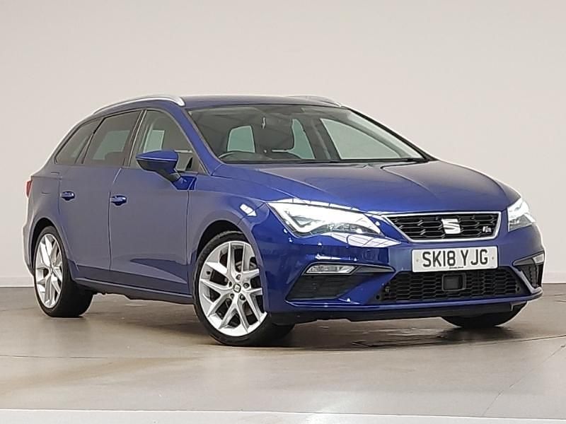 Blue Used 2018 Seat Leon FR Estate | £8,998 (Fair price) - Image 1/4