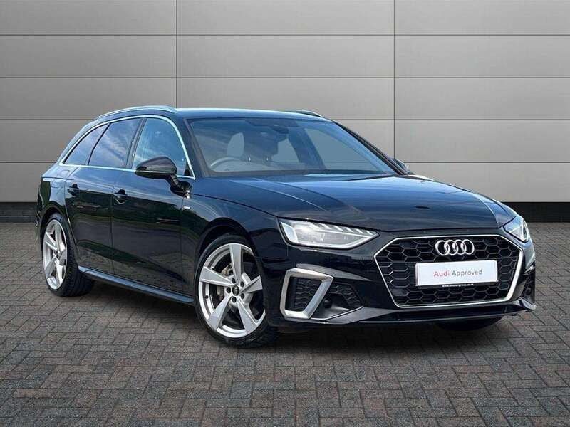 Black Used 2022 Audi A4 S-Line Estate | £25,991 (Fair price) - Image 1/4