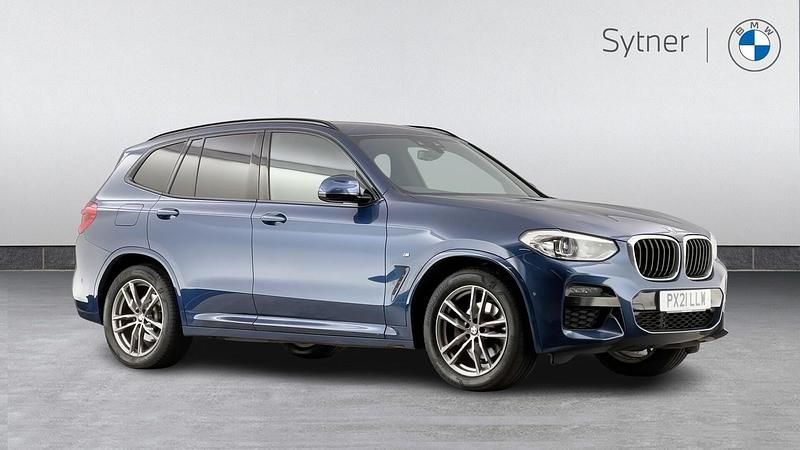 Used BMW X3 M Sport 187 HP (137 kW) 2021 Blue SUV